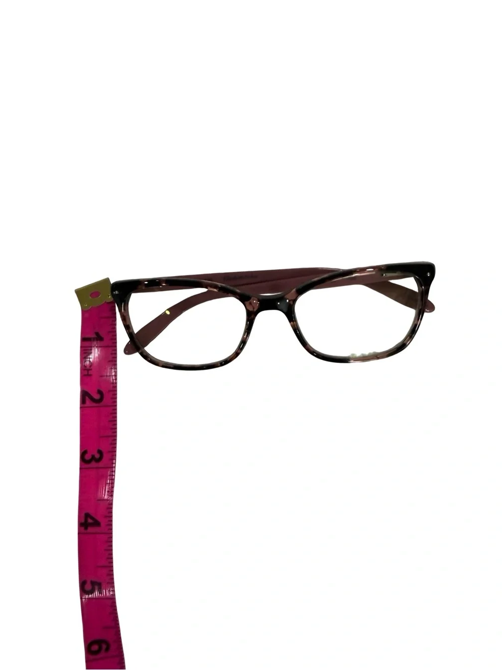 Elizabeth Arden Black Mauve Tortoise Eyeglasses with case